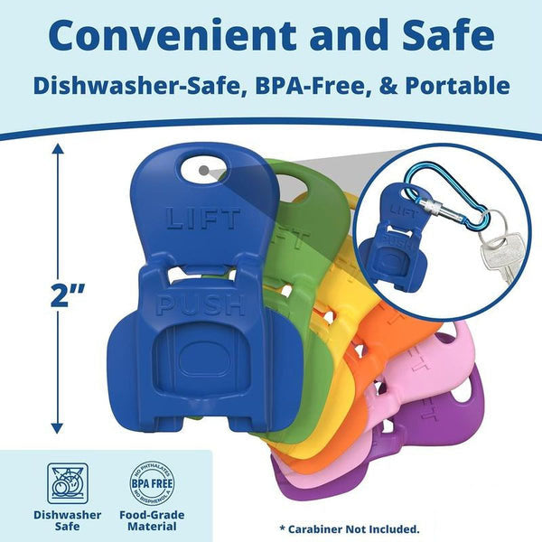 Skanto | Beverage Barricade 2.0 – Snap-On Can Lokket med Tab Åpner & Spillvakt