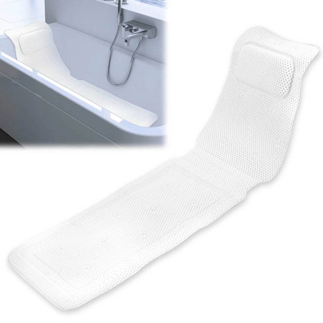 HydroComfort Non-Slip Badekar Matte med Pute Skanto