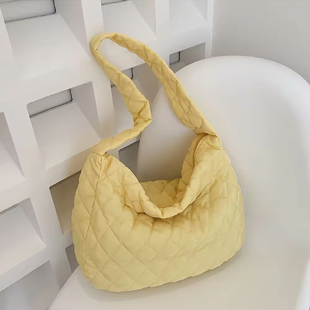 Skanto | Polstret Ballett Extra Large Puffer Tote Crossbody Polstret Skulderveske