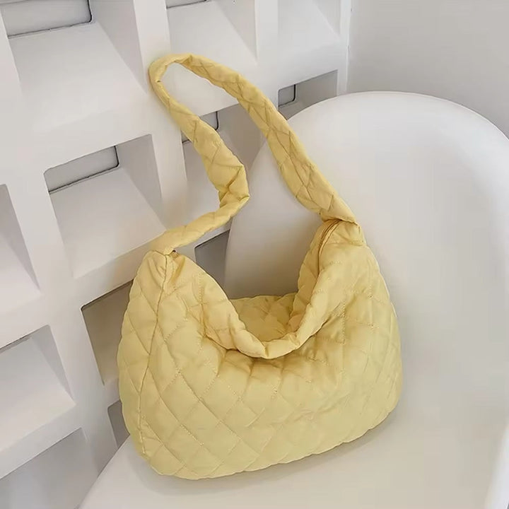 Skanto | Polstret Ballett Extra Large Puffer Tote Crossbody Polstret Skulderveske