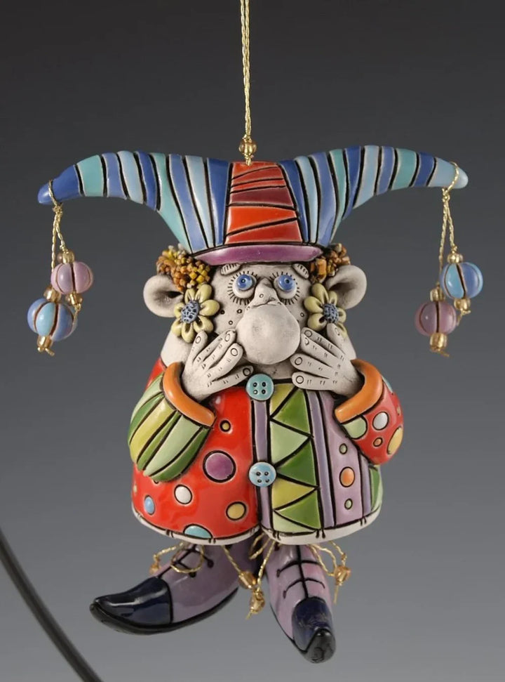 Skanto | Fargerike Jester Klokke Ornamenter