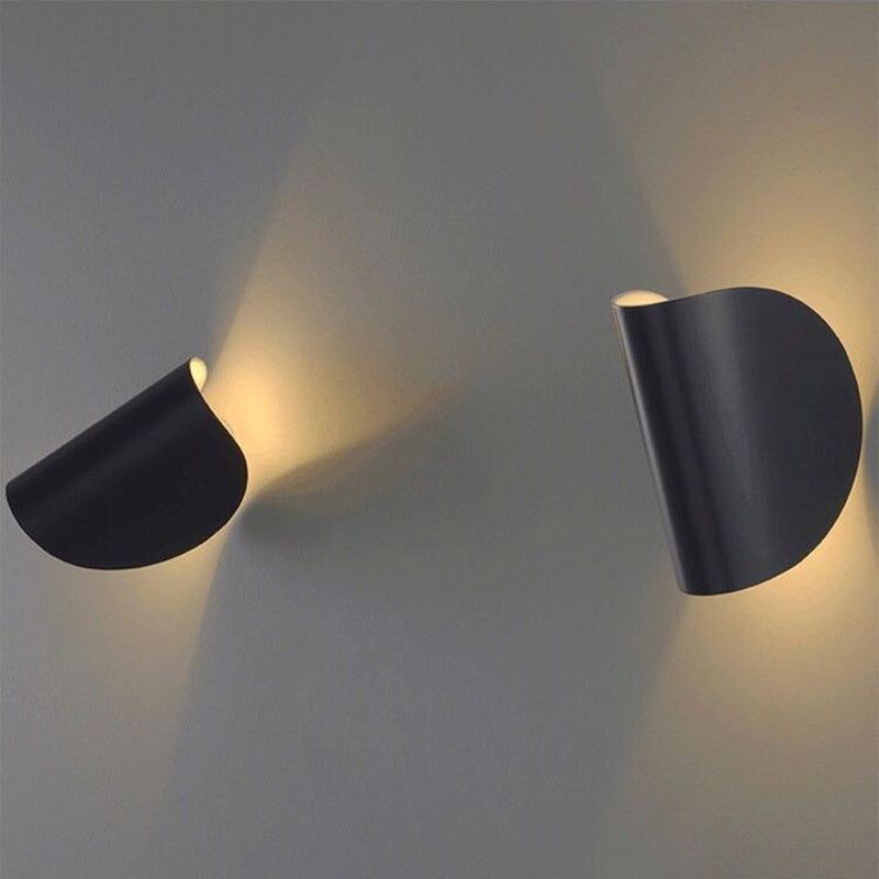 Skanto | Eveline Moderne Geometrisk LED 4 Farge Vegglys Innendørs/Utvendig Metall
