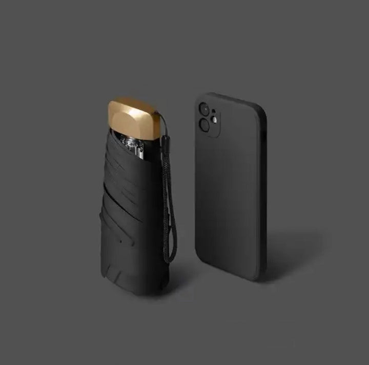 Mini Pocket Paraply UV Beskyttelse Kompakt | Skanto