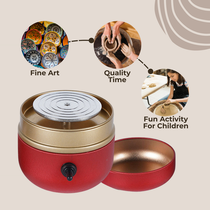 Skanto | Fire Forge Mini Potterimaskin — Kreativ Frihet og Avslappede Mesterverk Rett Hjemme