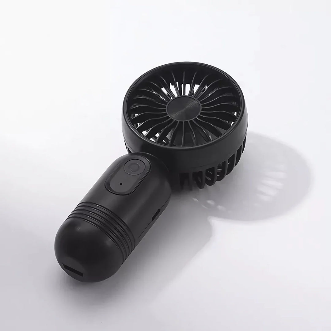 USB Oppladbar Mini Bærbar Vifte Med 3 Hastigheter | Skanto
