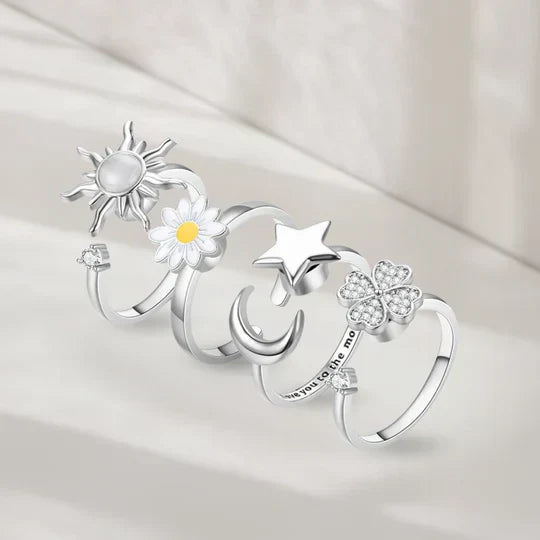 Skanto | CalmRing Nua - Stylish Ring for Stress and Anxiety