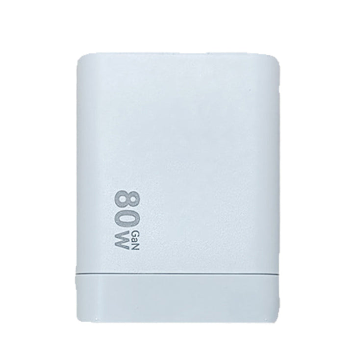 Skanto | 3 i 1 GaN-lader, skalerbar 80W MAX hurtiglader modul med Type-C-kabel og 2 USB-porter