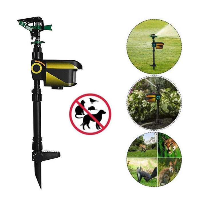 Skanto | Solcelledrevet bevegelsesaktivert sprinkler for hjort og hage skadedyravskrekking