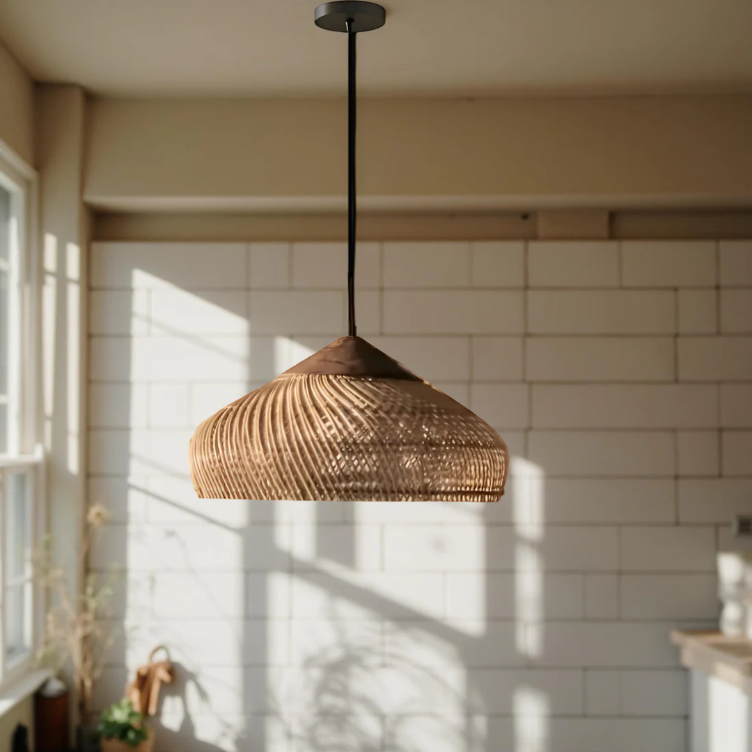 Skanto | Rattan Boho Pendellampe