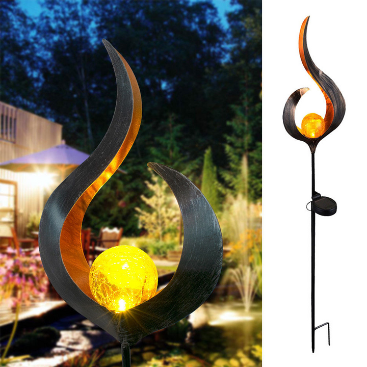 Skanto | Solhagen Lys laget av Metall – Vanntett LED Design i Måne, Flamme, Sol eller Stjerneform