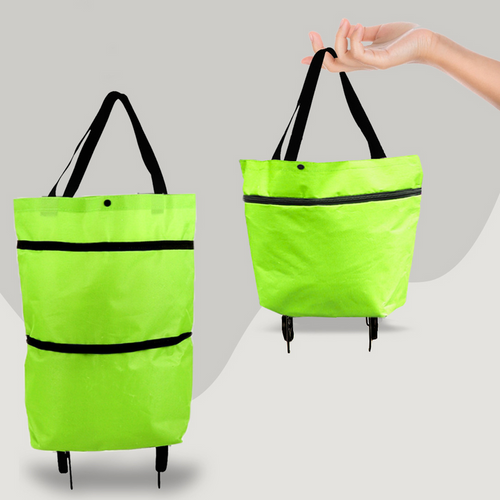 Skanto | 2-i-1 Sammenleggbar购物Bag med Hjul