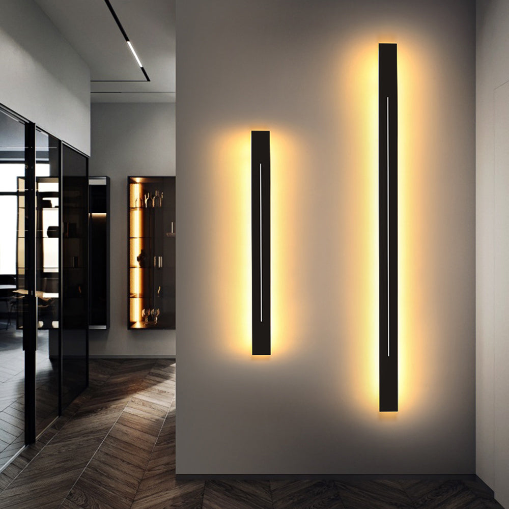 Moderne LED Vegglampe - LumièreGold | Skanto