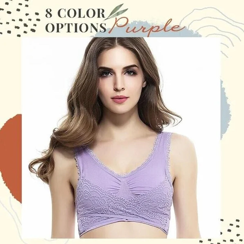 Skanto | Front Cross-Side Buckle Lace Bh