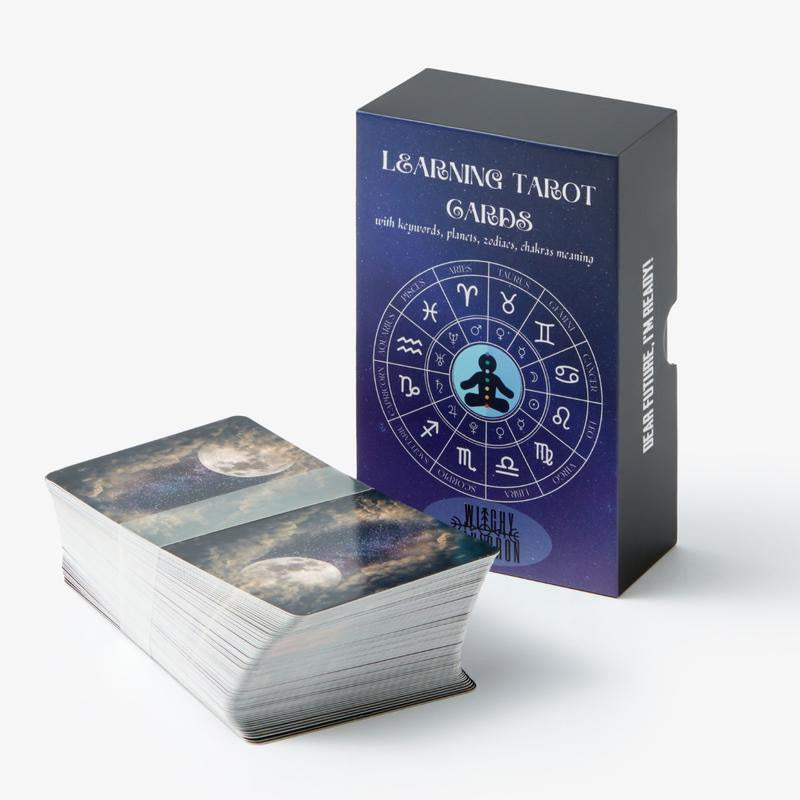Skanto | Læringskort Tarot-dekk med betydninger på det