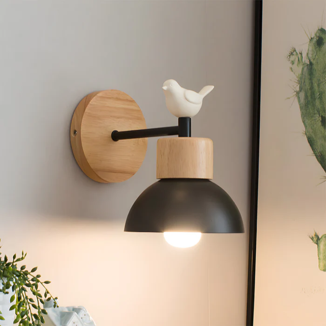 Skanto | Stilig Vegglampe Laget av Tre