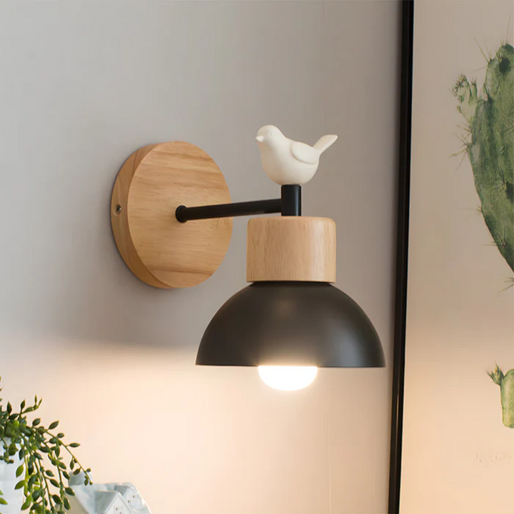 Skanto | Stilig Vegglampe Laget av Tre