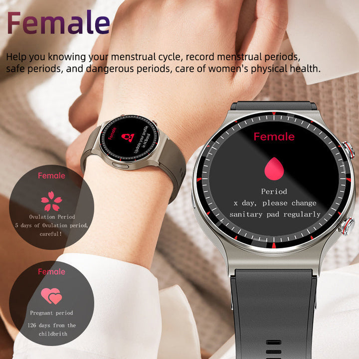 Skanto CFDA EKG Blodsyrer Hjertefrekvens Helseovervåkingssmartklokke