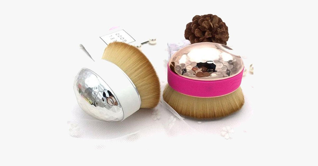Skanto | Lett-for-bruk Palm Oval Brush for perfekt blending av sminke