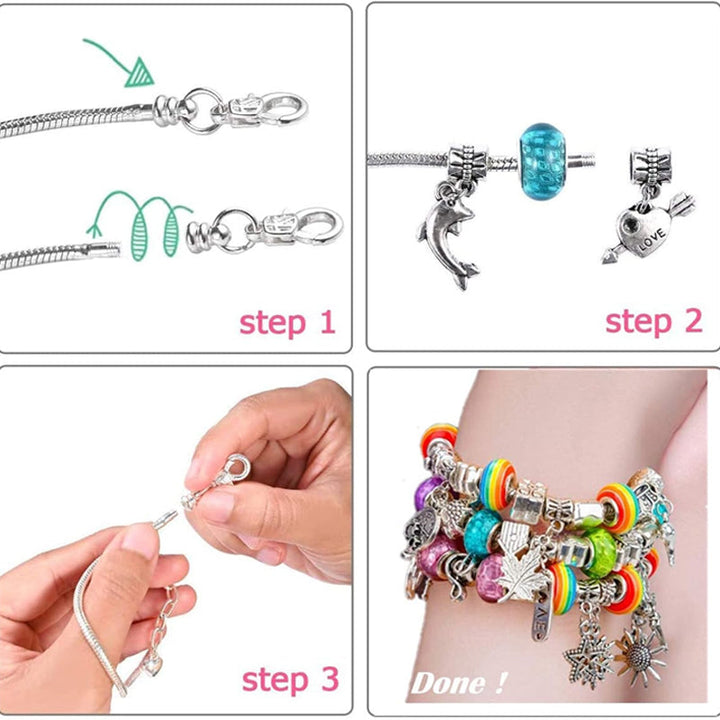 Skanto | Jente Charm Armbånd Håndverkssett