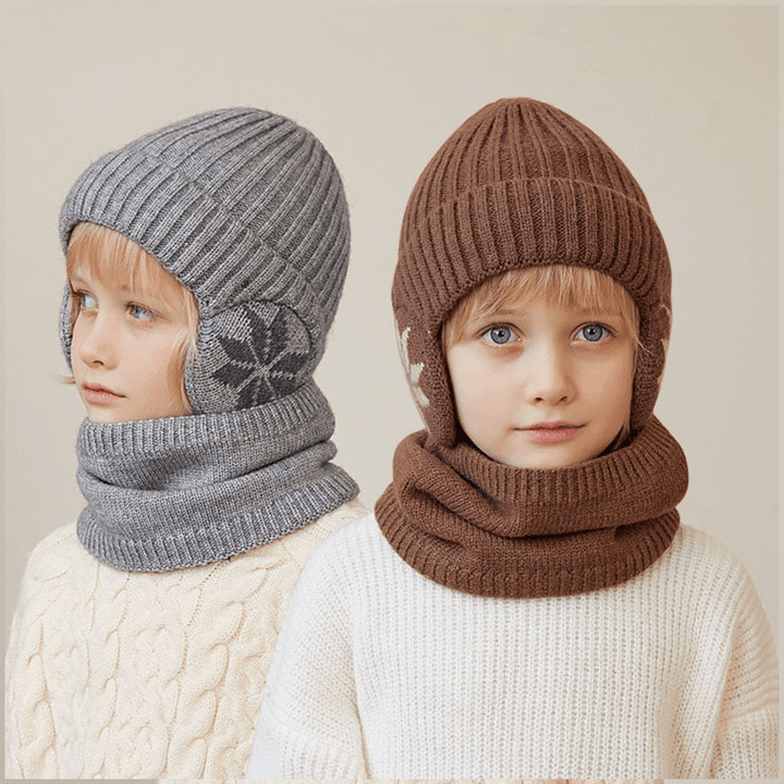 Skanto | Vinter Beanie Hatt Skjerf Sett Varme Strikket Hatt