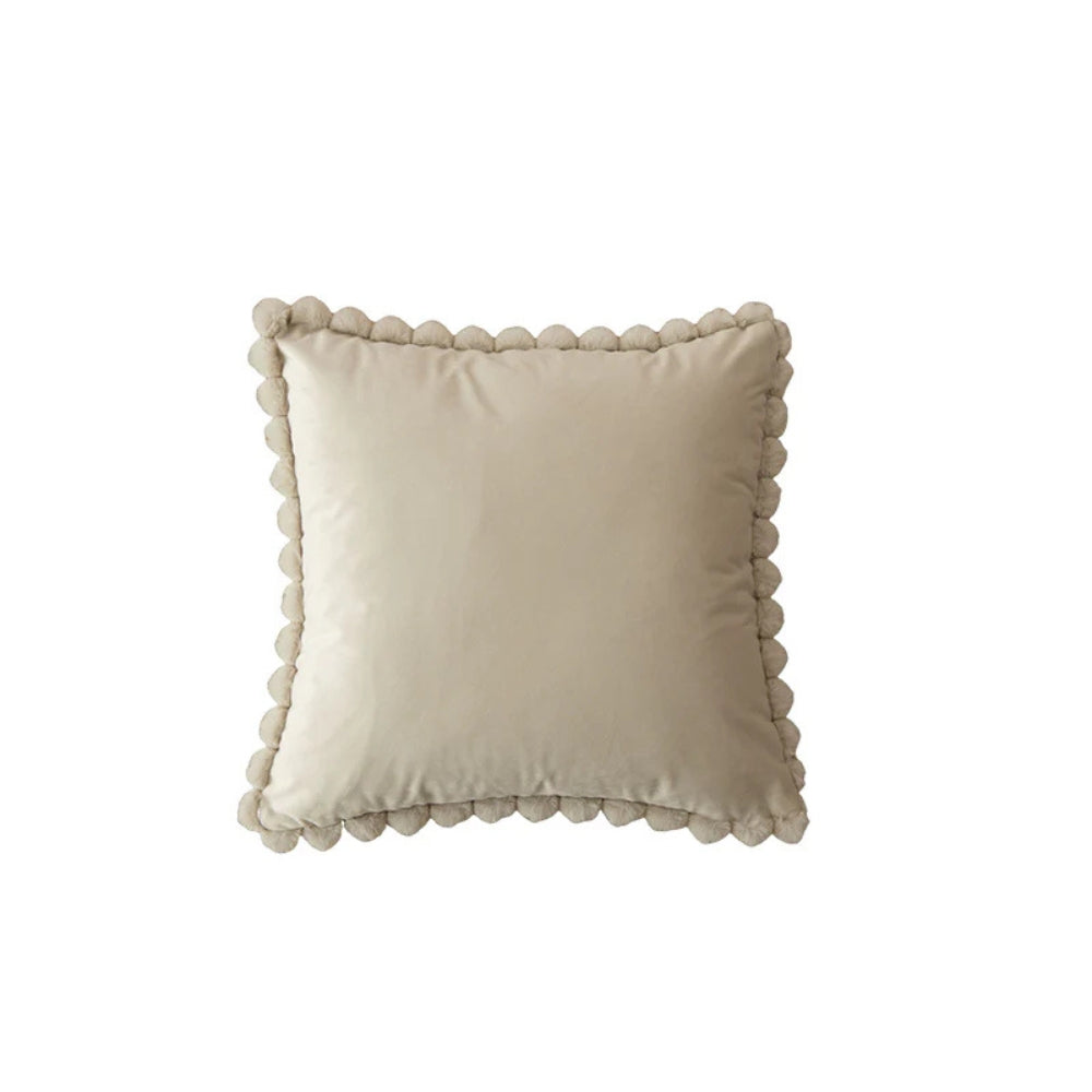 Skanto | Fløyel Pom-Pom Trim Putetrekk