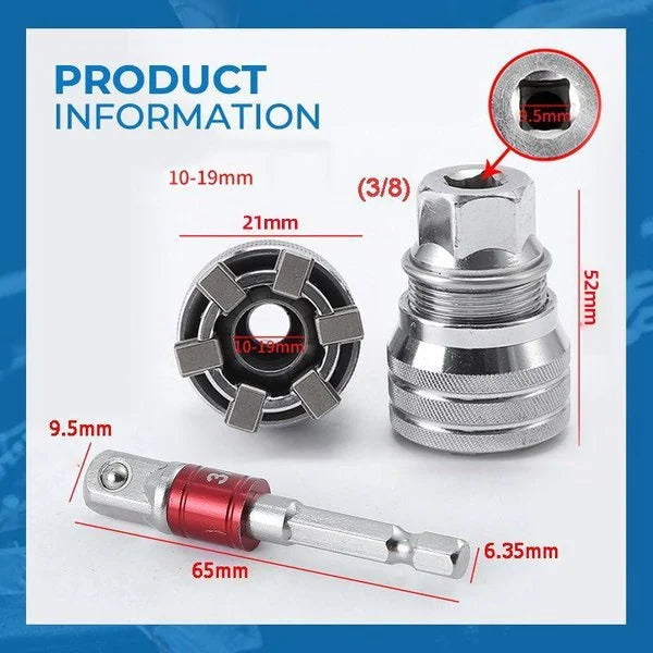 Skanto | Elektrisk Drill Magisk Sleeve Converter