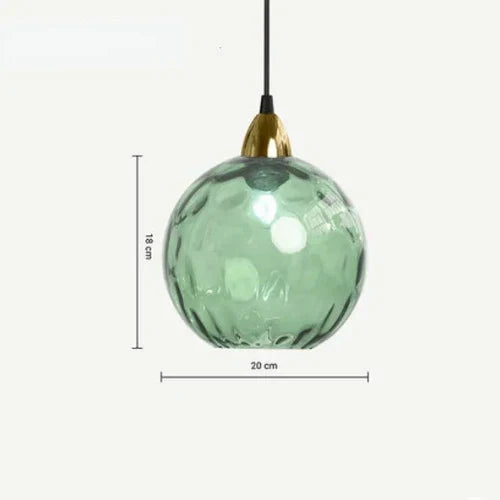 Glass Sphere Pendant Lamp - LumiSphere | Skanto
