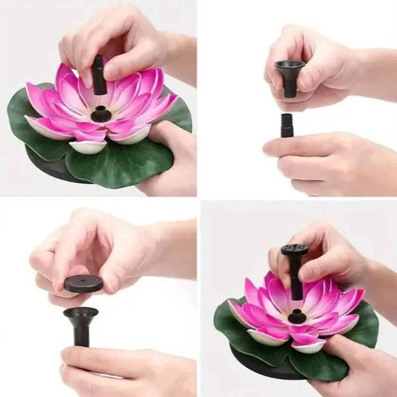 Skanto | Lotus-formet solfontene damdekorasjon