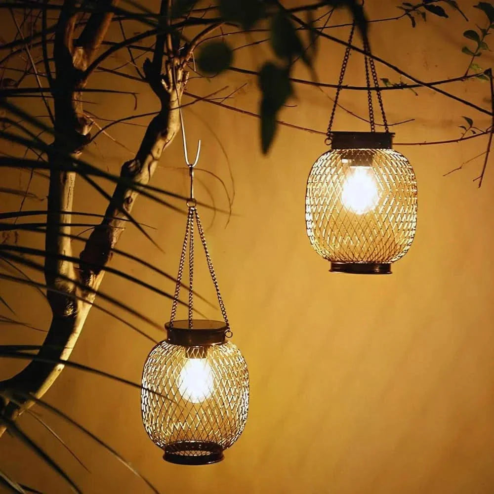 Skanto | Sunny Garden Solar Lantern – Vanntett LED Utendørs Lys med Auto Sensor