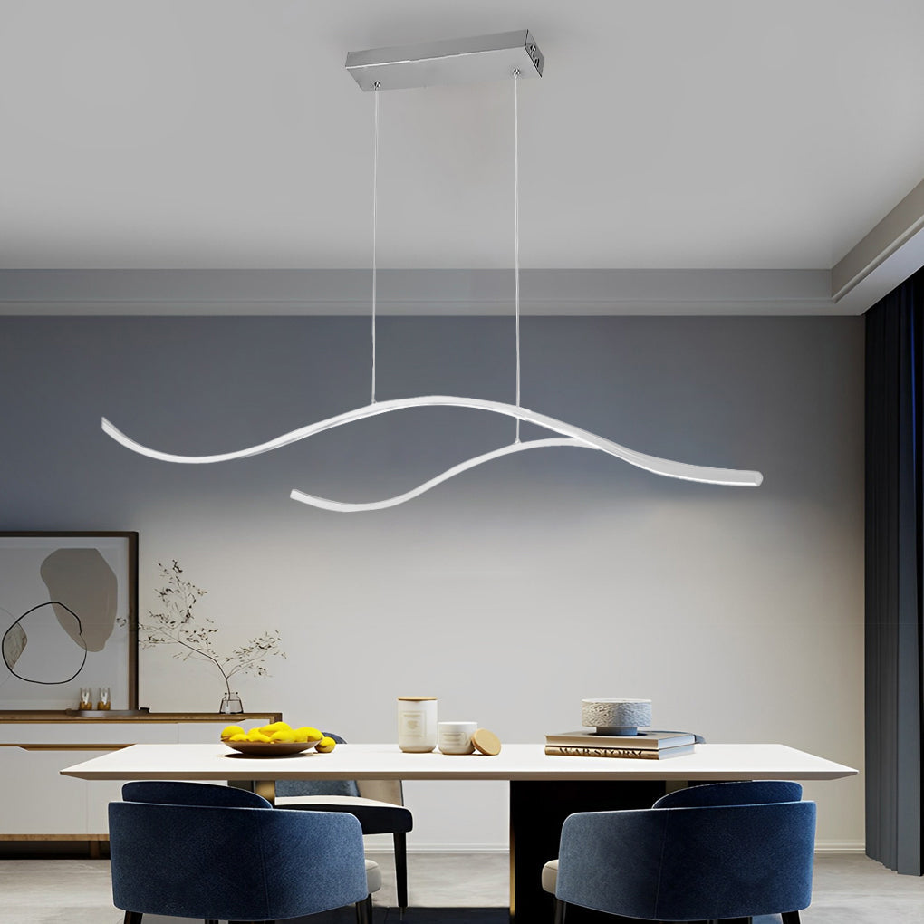 Skanto | Designer LED Taklampe med bølgete kurvet form