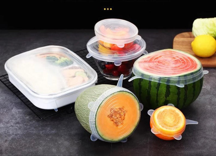 EcoLid - 6 Silikon Reusable Stretch Covers | Skanto
