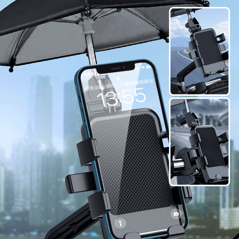 Skanto | Motorsykkel Telefonholder med Paraply