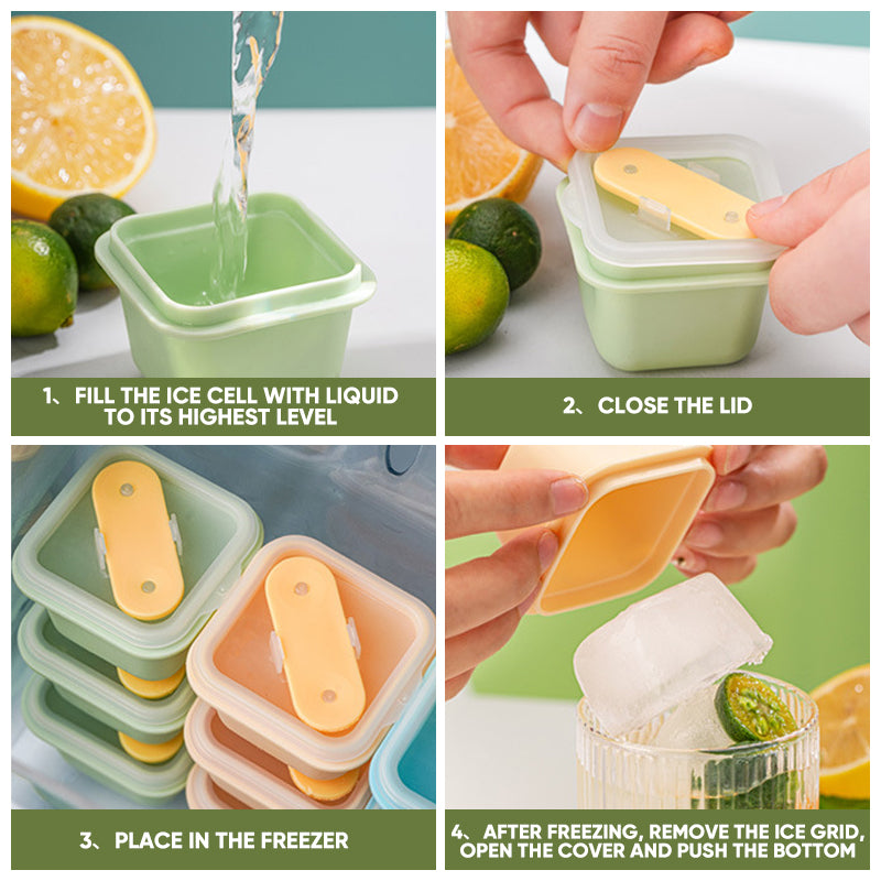 Single Ice Tray Mold 3 PCS | Skanto