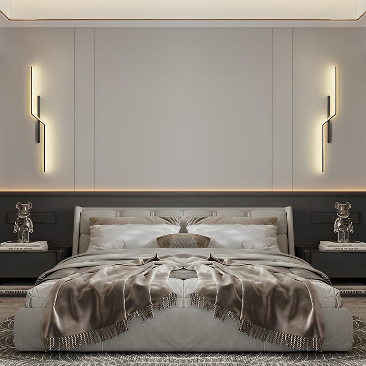 Skanto | Linjer Kreativ LED Moderne Minimalistisk Vegglampe Dekorative Vegglamper Belysning