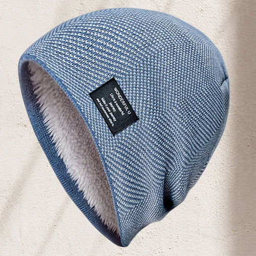 Skanto | Vinter Utendørs Fleece Strikket Lue