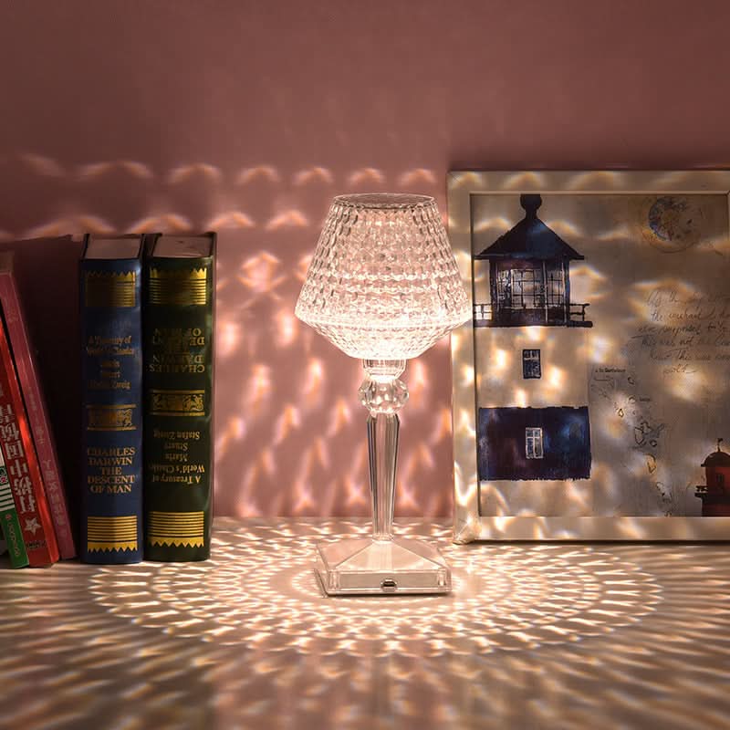 Skanto | Oppladbar Krystall Lampeskjerm Berørings LED Lampe