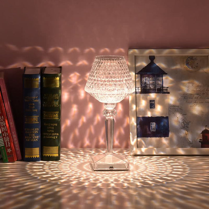 Skanto | Oppladbar Krystall Lampeskjerm Berørings LED Lampe