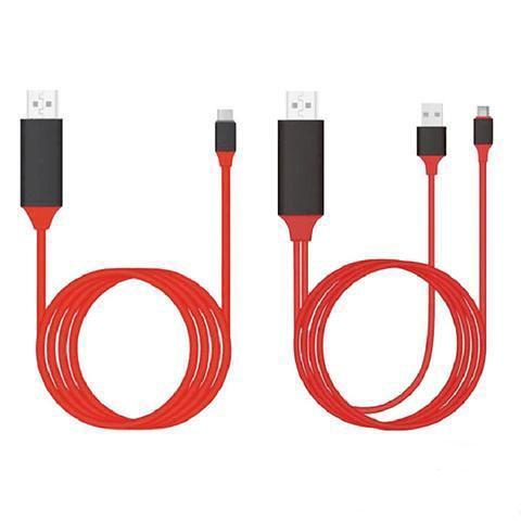 Fast-Link HDMI TV-kabel - Rød | Skanto