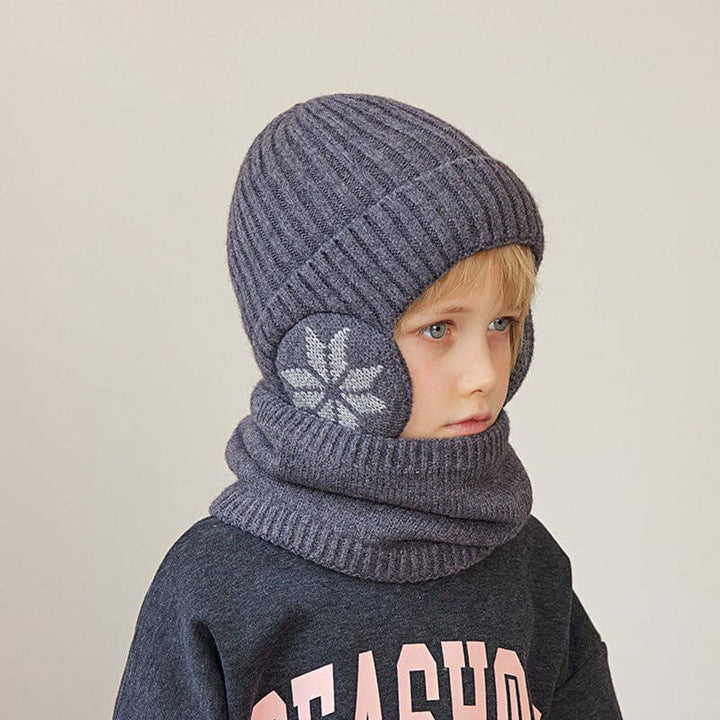 Skanto | Vinter Beanie Hue Skjerf Sett Varm Strikket Hue