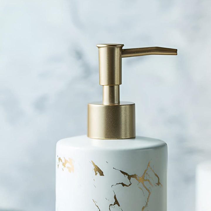 Skanto | Golden Marble Luxe Dispenser