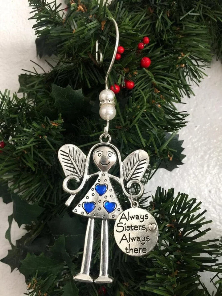 Skanto | Engel Ornament i Metall – Sentimental Julegave til Venn eller Familie