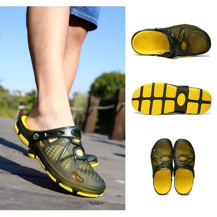 Skanto | Herres Strand Sandaler Pustende Mesh Strand Slippers