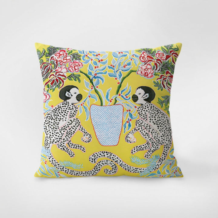 Skanto | Zebra Tapestry Fringed Putetrekk