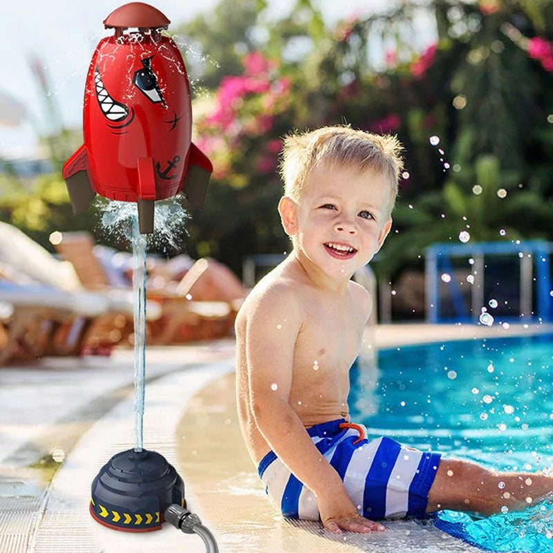 Sommer leket rakett sprinkler for utendørs bruk | Skanto