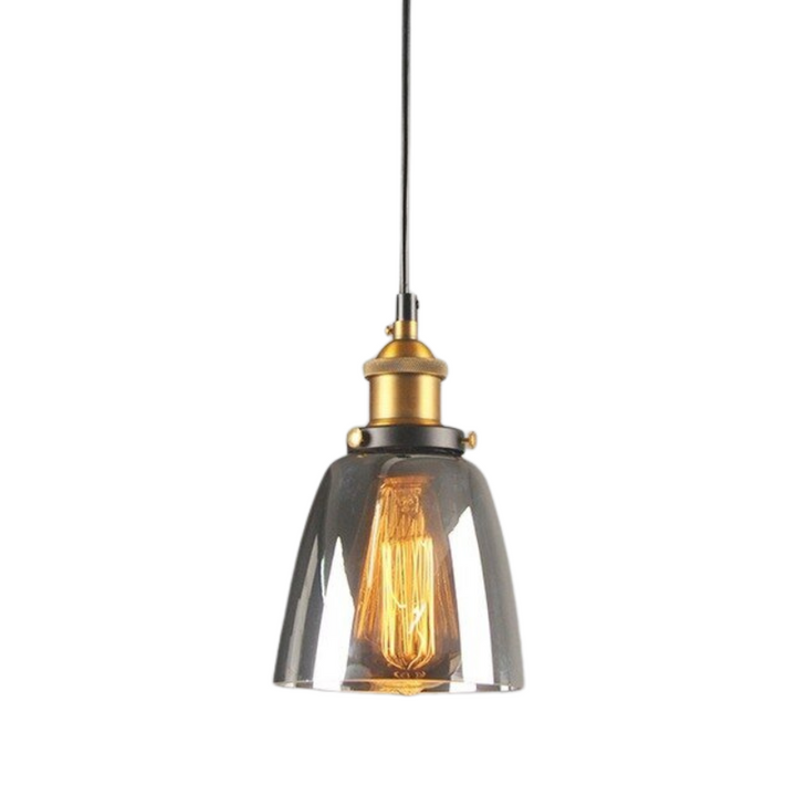 Skanto | GlassHaven – Elegant Industriell Pendellampe