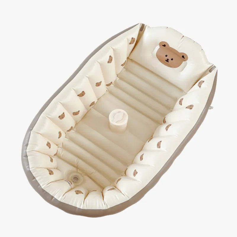 Skanto | Oppblåsbar babybadekar for reise – BubbleNest