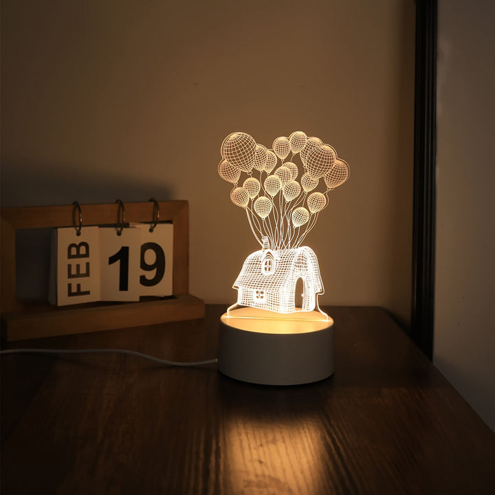 LumiBalloon – Unik 3D LED Ballonglampe USB Skanto