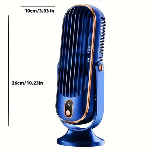 Bærbar luftkondisjoneringsvifte - Stor batteri, dobbeltmotor, 5-trinns luftkjøler med 720° surround luftblåser - Ideell for kontor, camping, utendørs RV, USB-vifte - Flott gave til Thanksgiving, Halloween, jul | Skanto