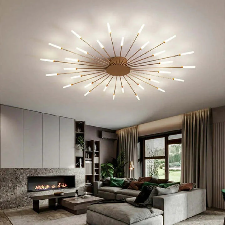 Skanto | Taklampe moderne metall LED krystallampe