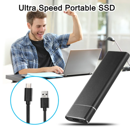 Skanto | Portabel Solid State Ekstern Harddisk, Ultrarask Ekstern SSD